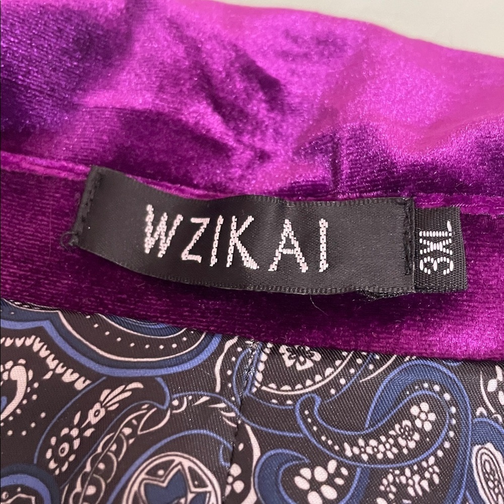Wzikai Purple Velvet Blazer - Picture 11 of 14